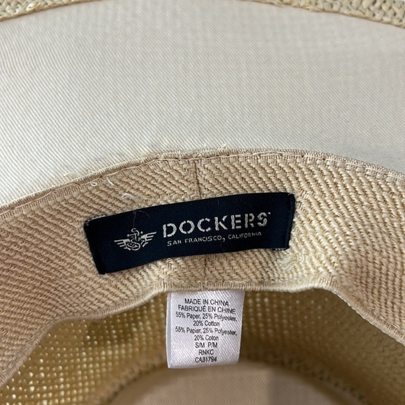 NWT Dockers Nautical Straw Hat - Picture 7 of 8